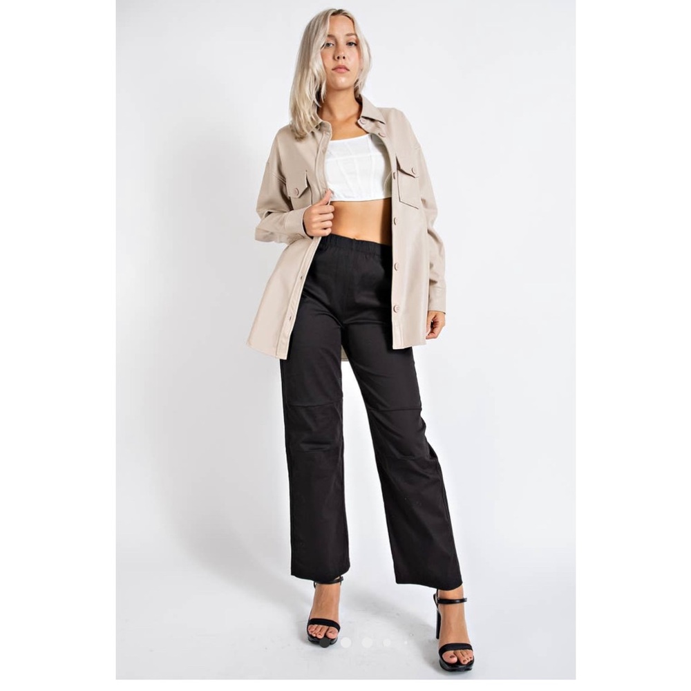 Edit by Nine black cargo pants